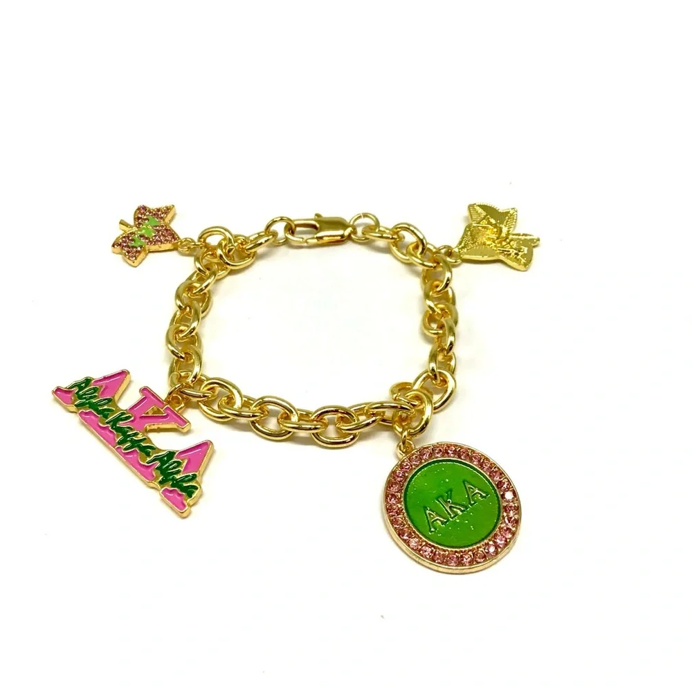AKA Gold Charm Bracelet - Picture 2 of 4